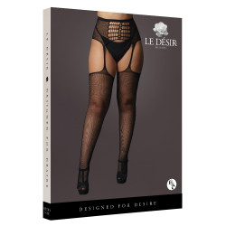 Le Désir Bas avec porte-jarretelles HIGH WAIST Noirs